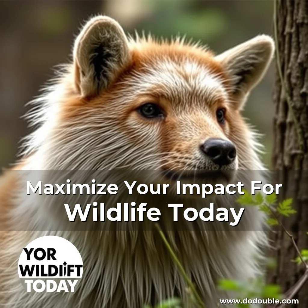 Read more about the article Maximize Your Impact For Wildlife Today