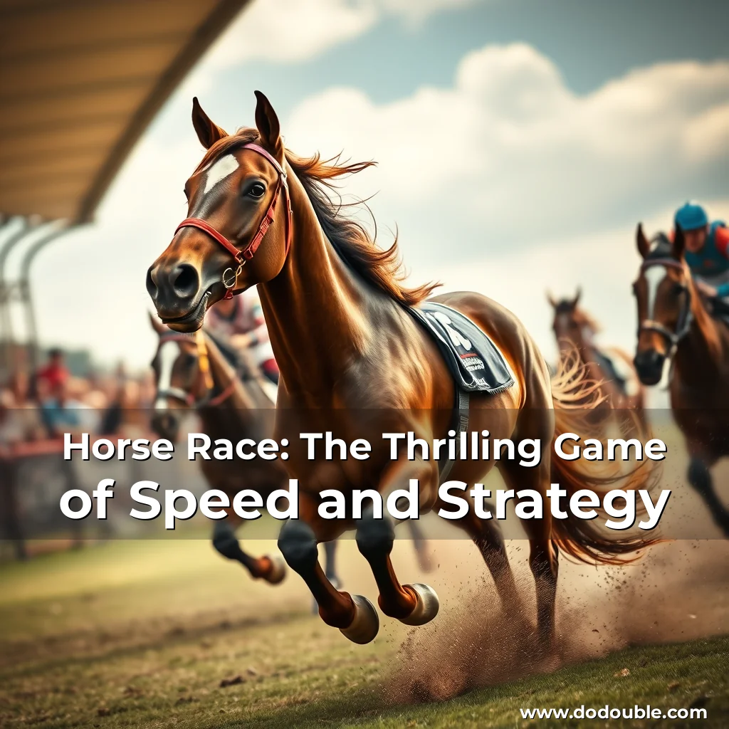 Read more about the article Horse Race: The Thrilling Game of Speed and Strategy