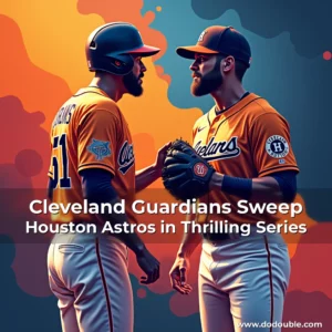 Read more about the article Cleveland Guardians Sweep Houston Astros in Thrilling Series