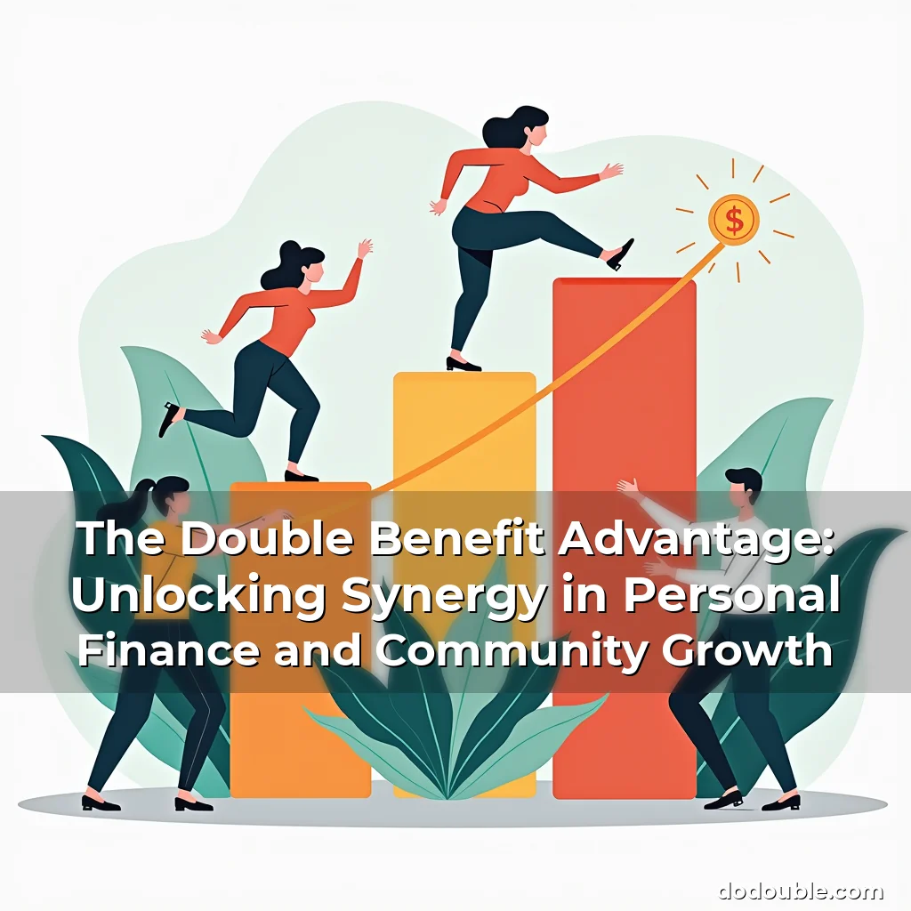 Read more about the article The Double Benefit Advantage: Unlocking Synergy in Personal Finance and Community Growth