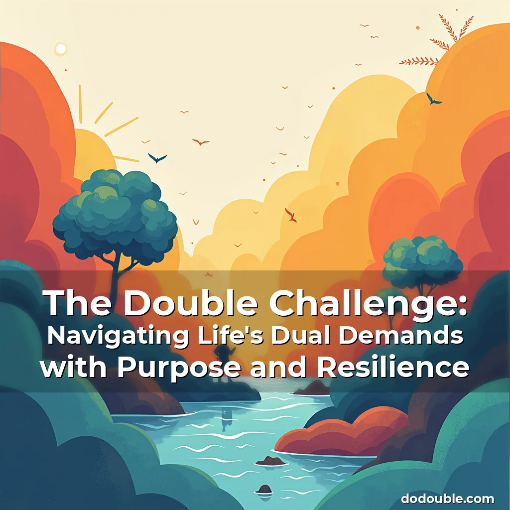 Read more about the article The Double Challenge: Navigating Life’s Dual Demands with Purpose and Resilience
