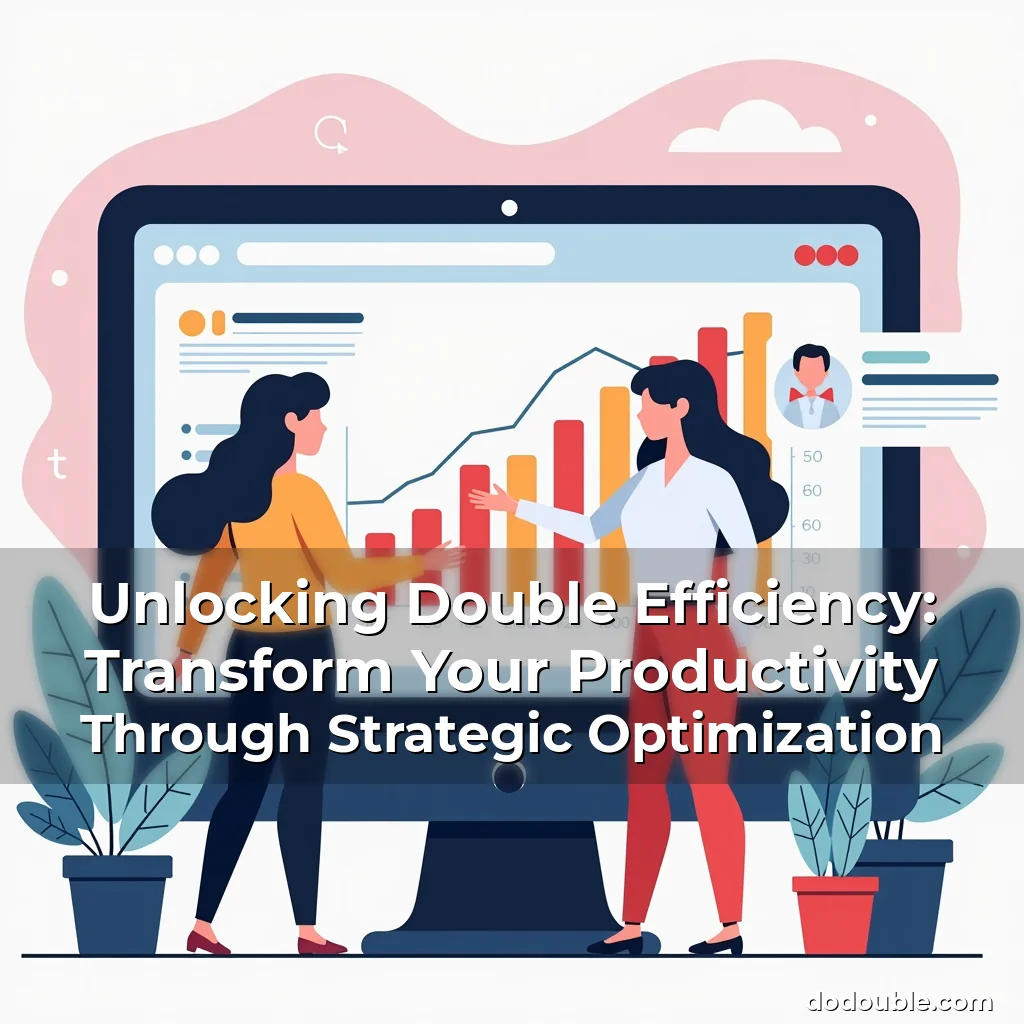 Read more about the article Unlocking Double Efficiency: Transform Your Productivity Through Strategic Optimization