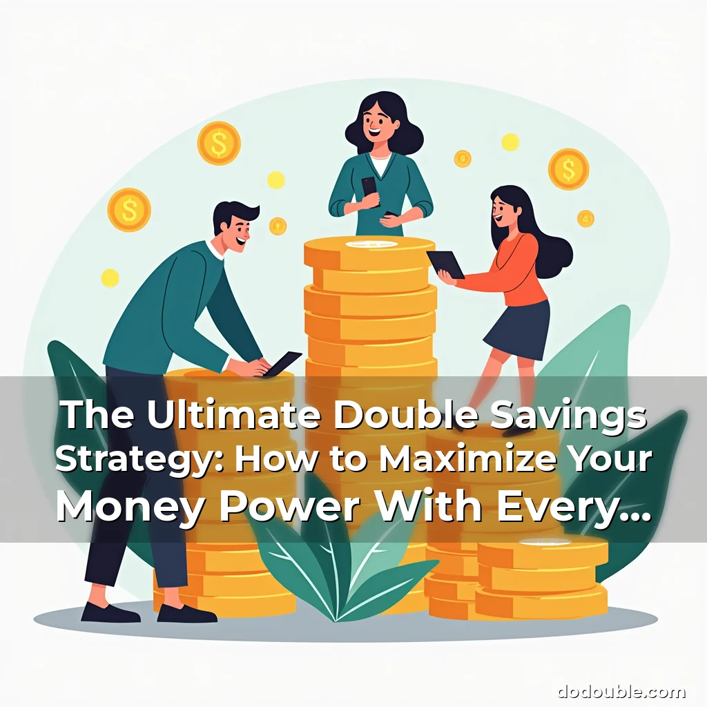 Read more about the article The Ultimate Double Savings Strategy: How to Maximize Your Money Power With Every Purchase