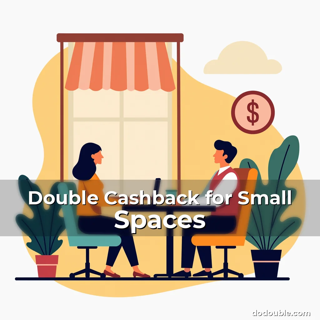 Artistic representation for Double Cashback for Small Spaces