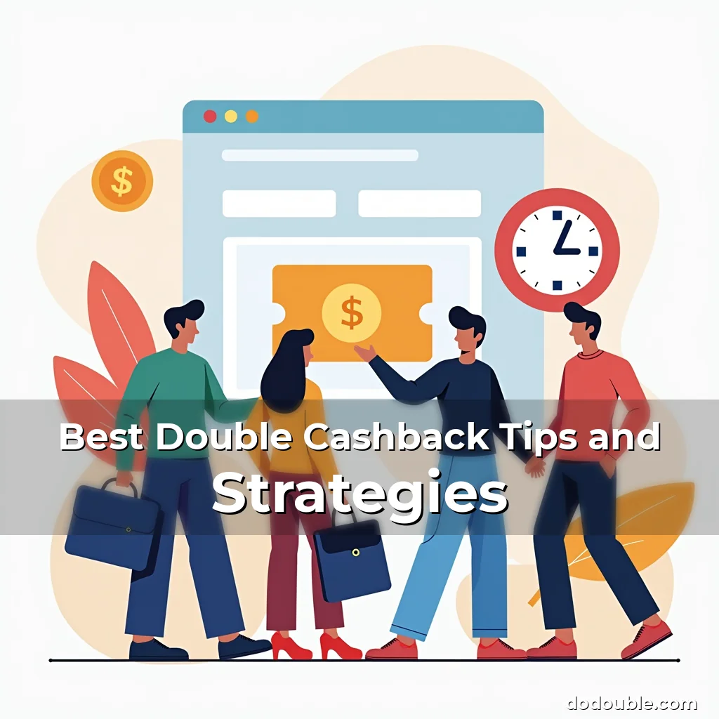 Artistic representation for Best Double Cashback Tips and Strategies