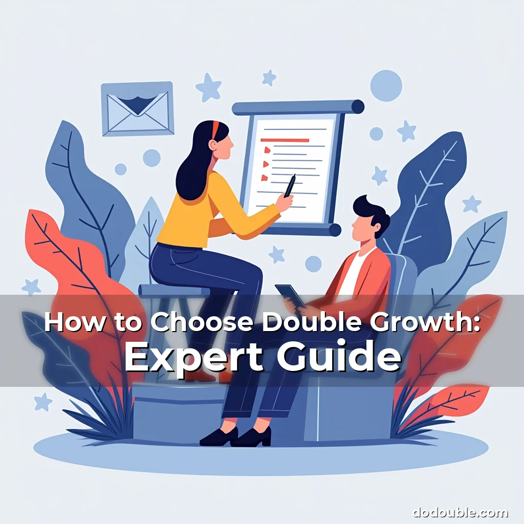 Artistic representation for How to Choose Double Growth: Expert Guide
