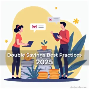 Artistic representation for Double Savings Best Practices 2025