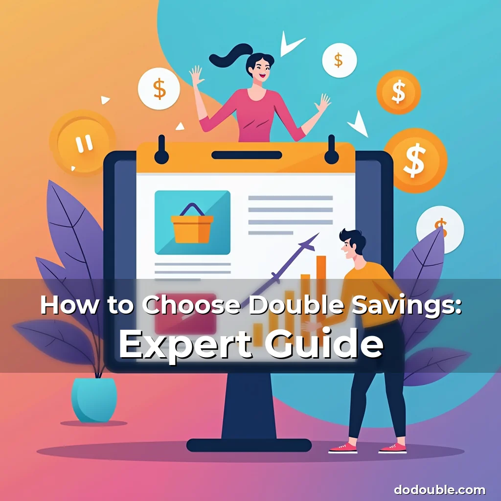 Artistic representation for How to Choose Double Savings: Expert Guide
