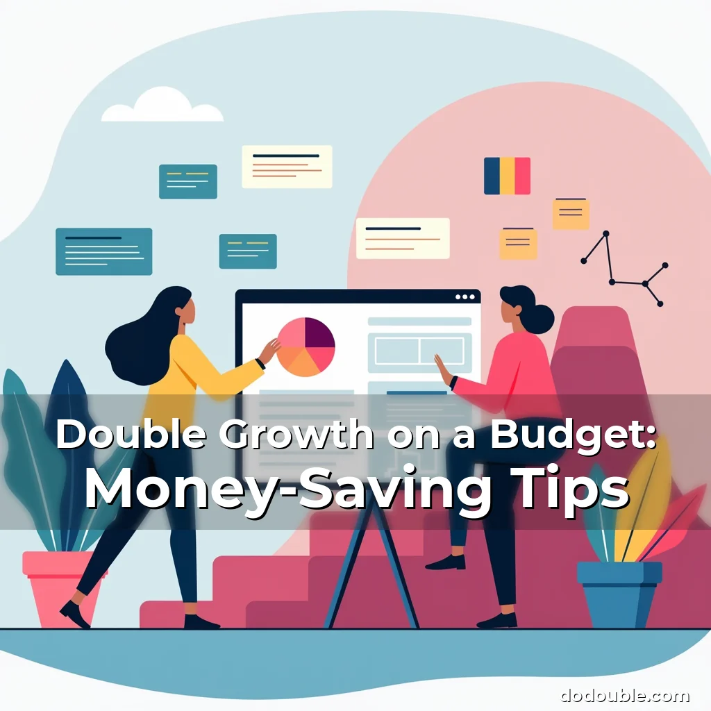 Artistic representation for Double Growth on a Budget: Money-Saving Tips