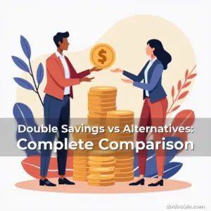 Artistic representation for Double Savings vs Alternatives: Complete Comparison