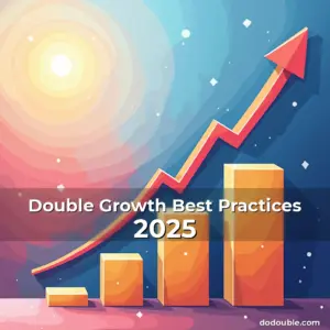 Artistic representation for Double Growth Best Practices 2025