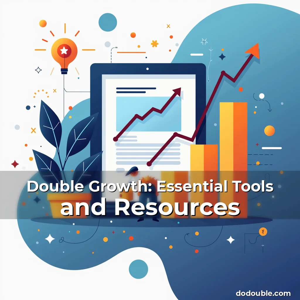 Artistic representation for Double Growth: Essential Tools and Resources