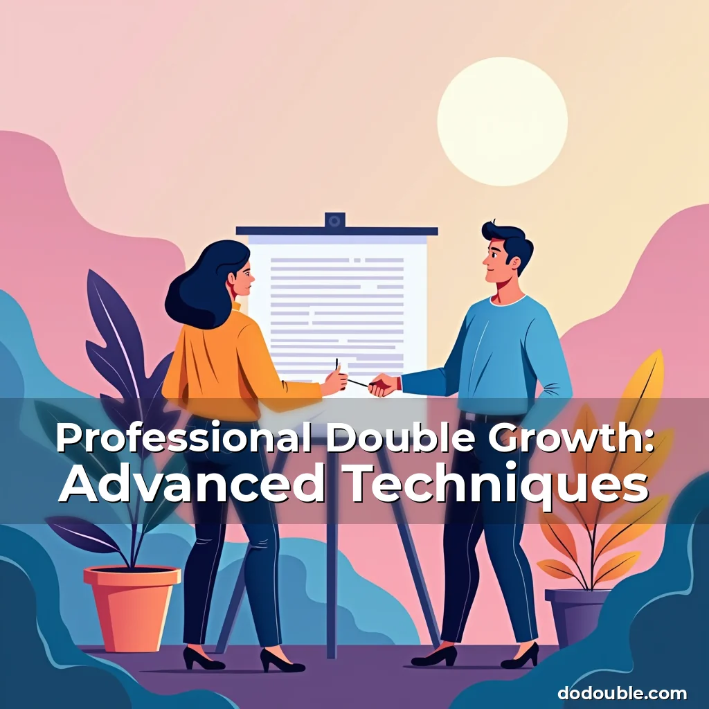 Artistic representation for Professional Double Growth: Advanced Techniques