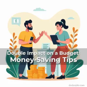 Artistic representation for Double Impact on a Budget: Money-Saving Tips