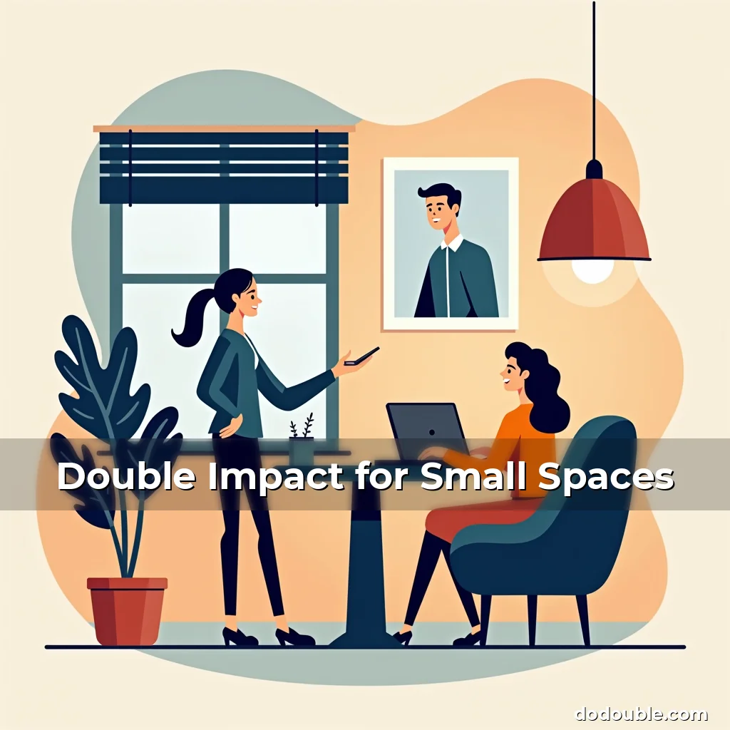 Artistic representation for Double Impact for Small Spaces
