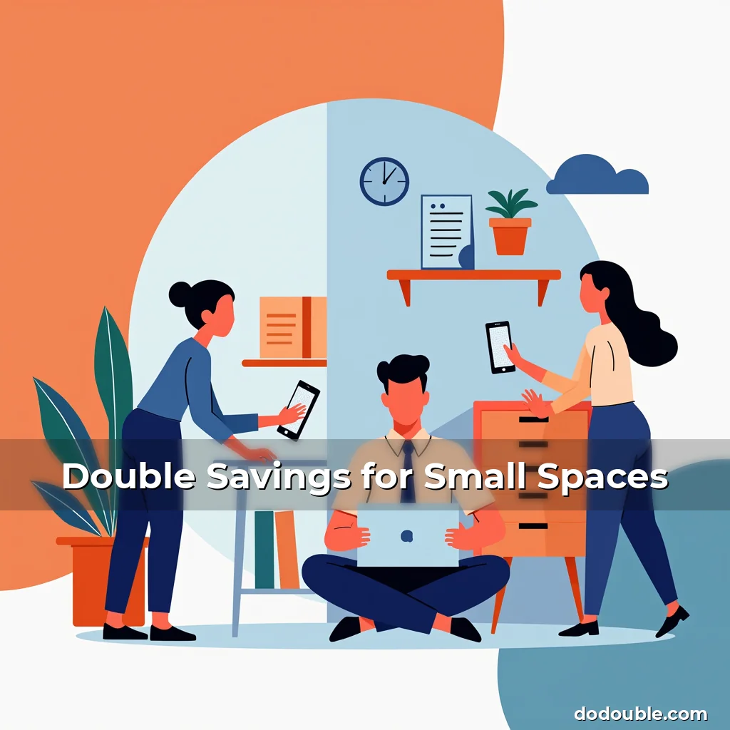 Artistic representation for Double Savings for Small Spaces